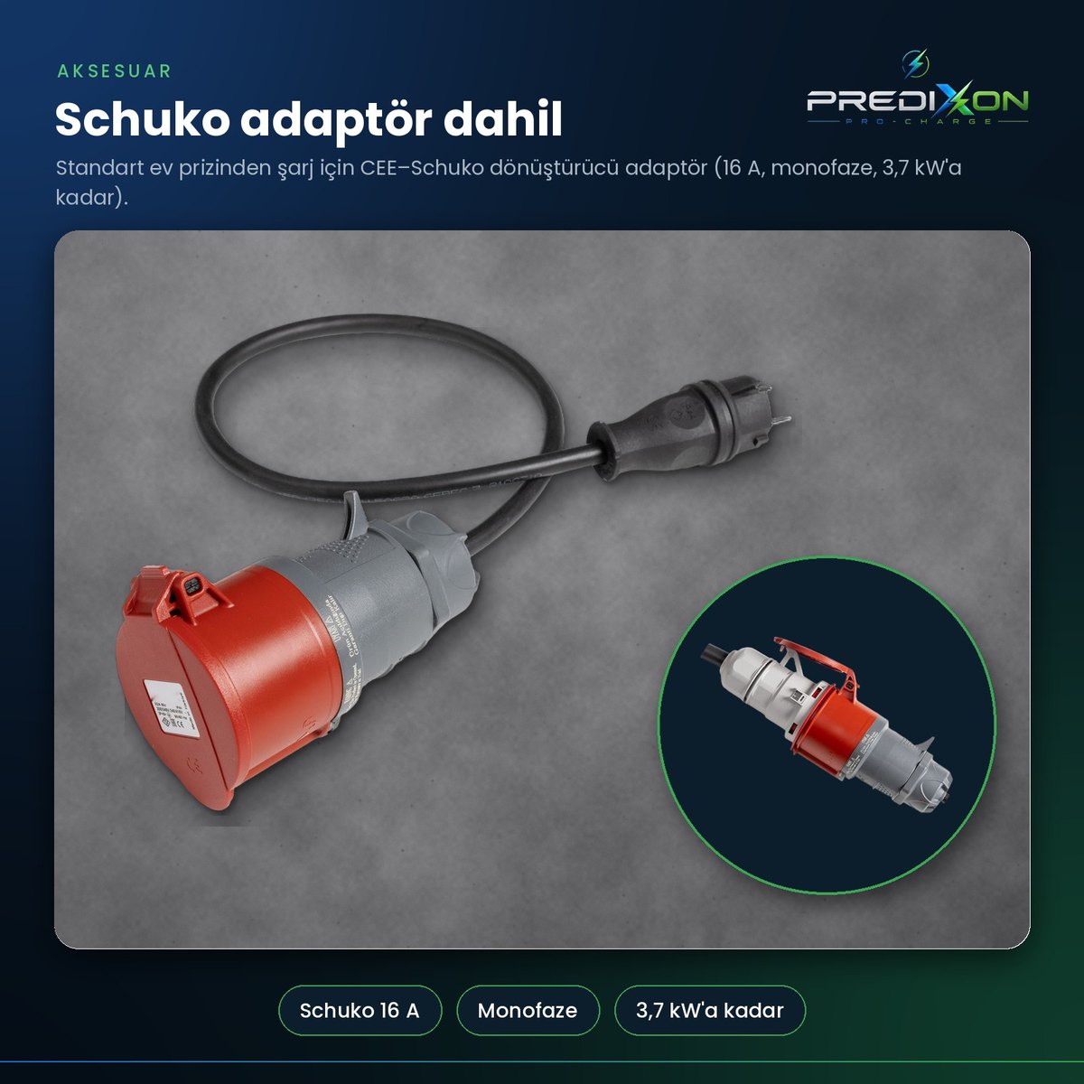 CEE – Schuko adaptör
