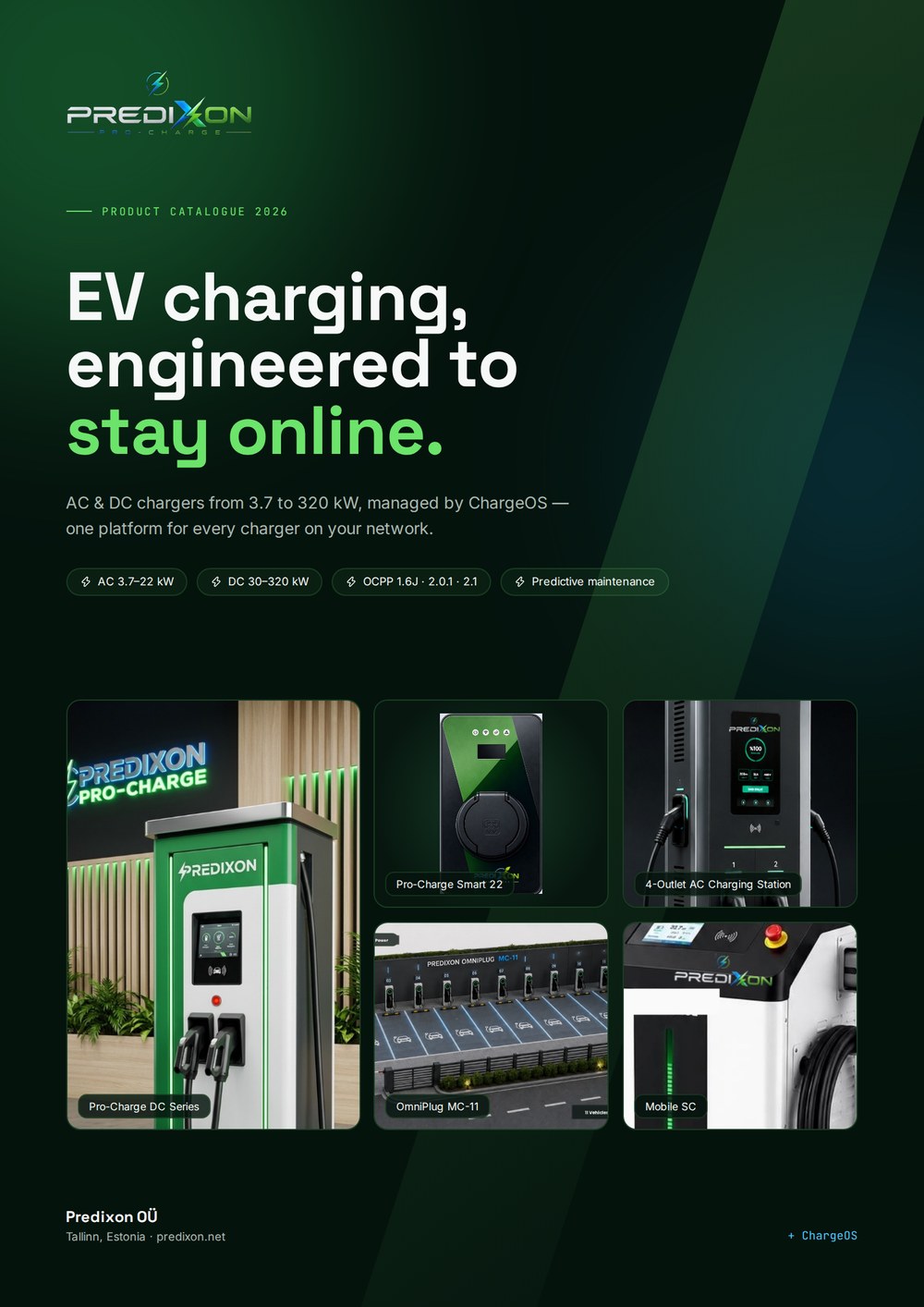 Predixon EV Charging Catalogue 2026 cover